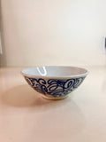 Blue and White Chinoiserie Style Porcelain Bowl
