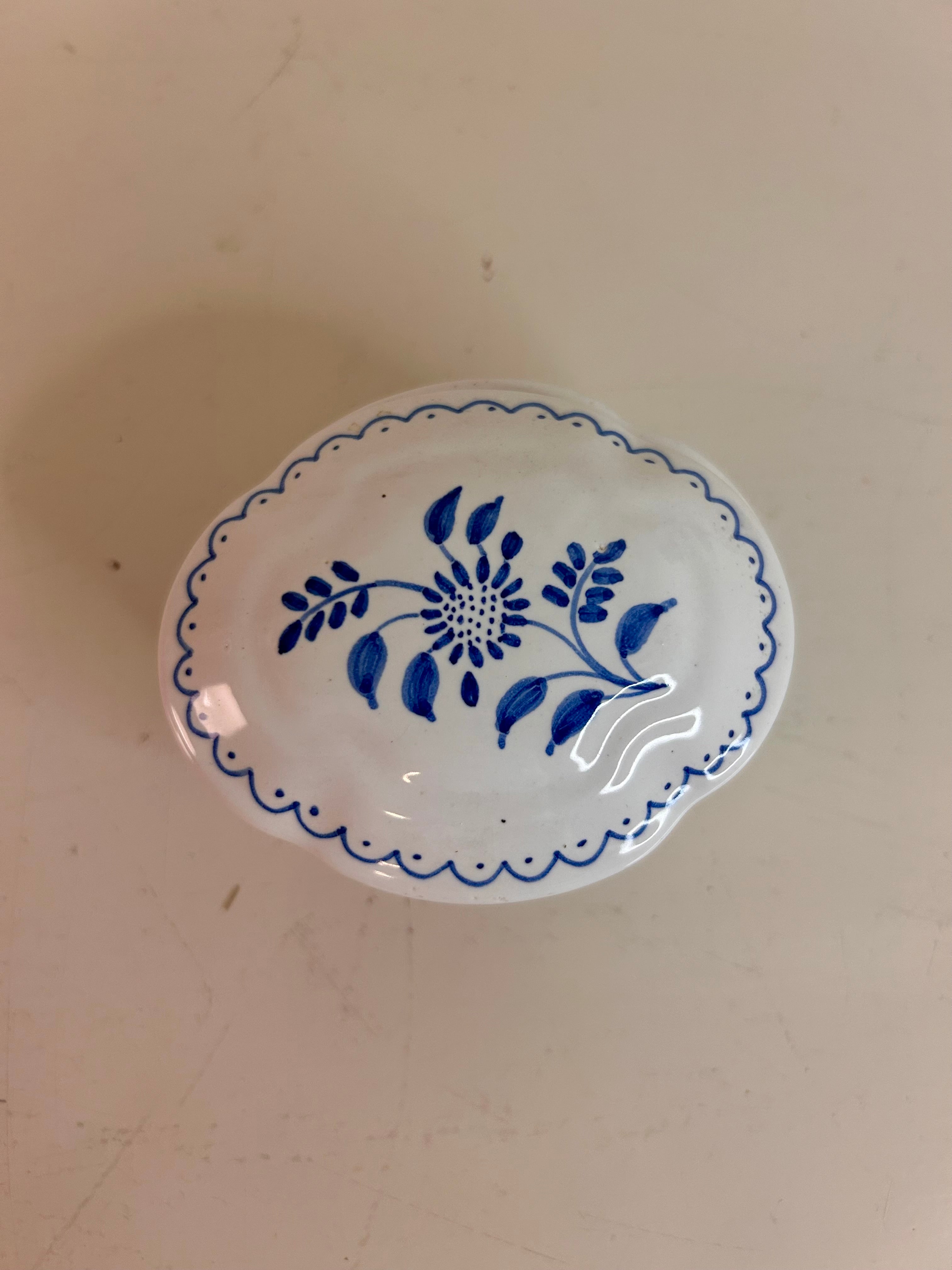 Vintage Figa's Spanish Pottery Hand Painted Trinket Box